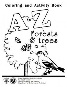 Alphabet Forests and Trees Coloring Book